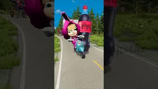 Strange Crazy Cars vs Spinning Coca-Cola Zero in BeamNG.drive