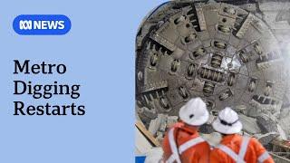 Sydney's Metro West digging resumes after six week delay | ABC NEWS