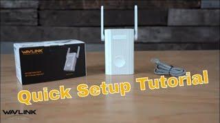 Wavlink AERIAL X AC1200 Dual-Band WiFi Range Extender/Repeater Setup/Placement Tutorial