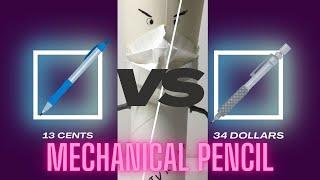 13 cents vs. 34 dollars   Mechanical pencil