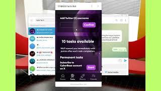 New mining Cyberbase Farm Telegram Bot  New mining
