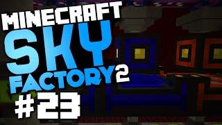 Minecraft Sky Factory 2 #23 "Every x64 Generator, We Added Big Reactors!" w/ @CaffeineRich