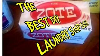 How to make the BEST DIY Zote Laundry Detergent Soap Ever