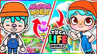 КАК Я ПОПАЛ ИЗ TOCA LIFE WORLD в AVATAR WORLD ?! РАЗНЫЕ МИРЫ СЕРИЯ 1 \ АВАТАР ВОРЛД #dippertoca