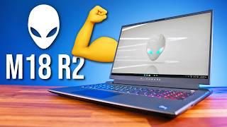 The Most Powerful Alienware Gaming Laptop! m18 R2 Review (2024)