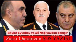 İlqar Hacıyev Zakir Qaralovun səs yazısını yaydı. Həbs ediləcək