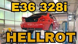 E36 328i Coupe Hellrot | Die Restauration