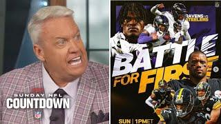 NFL Countdown | "Can Russell Wilson stop Lamar Jackson's MVP race?" - Rex Ryan on Steelers vs Ravens