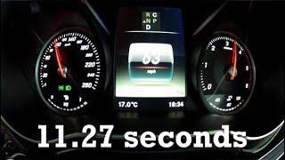 2017 Mercedes-Benz V250d Racelogic acceleration