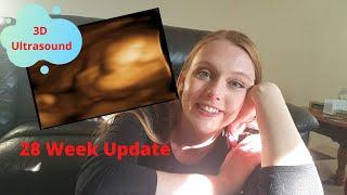 3D Ultrasound: 28 week pregnancy update