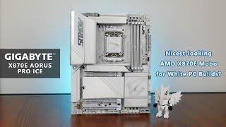 THE Motherboard for Next Gen White AM5 PC Builds - Gigabyte X870E AORUS PRO ICE Unboxing & Overview