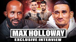 MAX HOLLOWAY on ILIA TOPURIA, McGREGOR, ISLAM, KHAMZAT vs ROB PREDICTION! | EXCLUSIVE INTERVIEW!