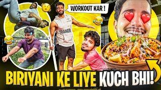 Working Hard for Biryani ft.@SamayRainaOfficial  | Personal Training Vlog | Fitnesstalks with Pranit