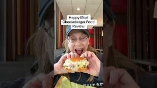 Is this the best McDonalds burger ever? Happy Meal cheesebuger food review #food #mcdonalds #shorts