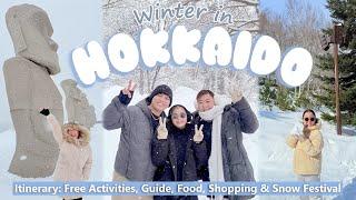 Hokkaido Japan Winter Itinerary • free activities • snow park, food & shopping | Latest Travel Guide