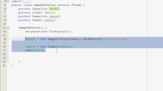 Java GUI Tutorial 3 - Adding images
