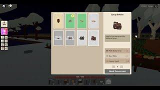 How To Unlock 4 Blueprint For Make Syrup in Maple Workbench? in Roblox : Islands  [MAPLE ISLES!]