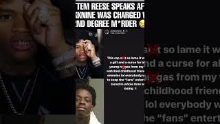 Kuttem Reese with some words after glokknine was just charged for second degree murder  #florida