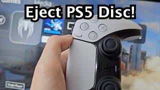 PS5 / PS5 Slim - How to Eject Disc with Controller!