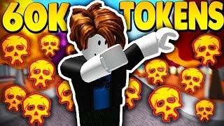 USING 60K TOKENS ON NOOB ACCOUNT *5K+ ROBUX* | Super Power Training Simulator (ROBLOX)