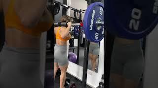 Extremely hot fit model gym workout #shorts