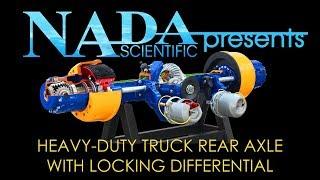 Heavy-Duty Truck Rear Axle with Locking Differential - NADA Scientific