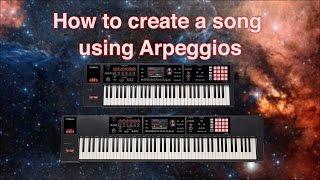 Roland FA-06/08 - How to create a song with Arpeggios