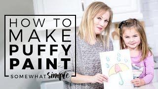 Homemade Puffy Paint