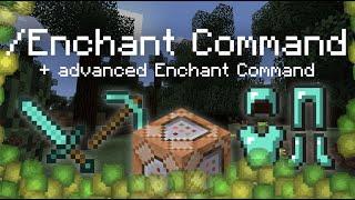 ️ How To Use Minecraft Enchant Command + How To Enchant Players Items When On Certain Blocks! ️