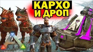 ФИОЛЕТОВЫЙ ДРОП НА ИМБА КАРХО В ARK! КРУТОЕ ПРИКЛЮЧЕНИЕ  НА PVPVE Small Tribes X5 НЕОФ АРК