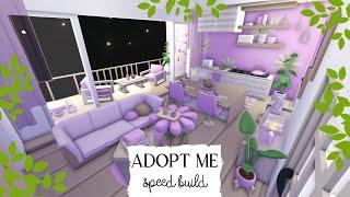 Soft Purple Tiny House Speed Build  Roblox Adopt Me