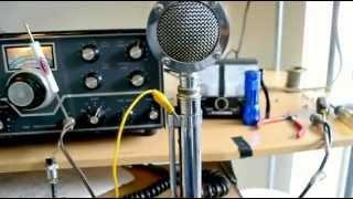 Demonstration of the the Vintage Astatic D-104 Microphone