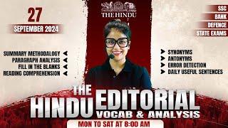 The Hindu Editorial | 27 September 2024 | The Hindu Analysis | The Hindu Editorial by Barkha Agarwal