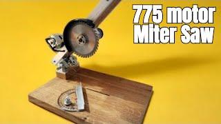 How to Make a Bench Saw Machine with 775 Motor - Bench Saw Machine DIY || Polkilo