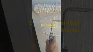 How to texture drywall - Paint roller texture - DIY stipple drywall texture drywall repairman