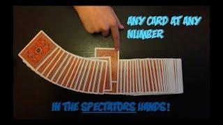 Amazing "Any Card At Any Number" Card Trick! Performance And Tutorial!