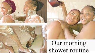 OUR MORNING SHOWER ROUTINE | FEMININE HYGIENE