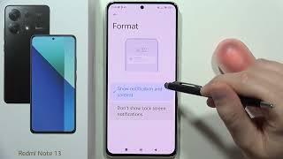 How to Hide Lock Screen Notifications on Redmi Note 13?