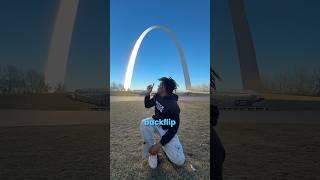 World’s first Backflip on the Arch!