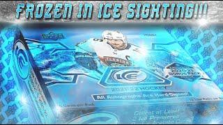 FROZEN IN ICE SIGHTING!!! - 21-22 Upper Deck Ice Hobby Box  - Hockey Card Break