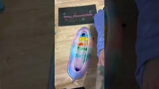 Rainbow  feather #epoxy #epoxyresin #resin #epoxyresinart #resincrafts #resinart #resinartist #art