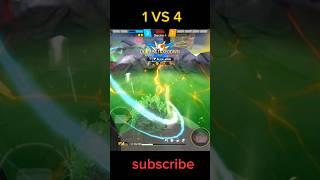 1 VS 4 free fire max #freefire #shorts #viral #trending