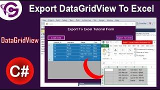 Export DataGridView To Excel In c# Windows Application Step By Step