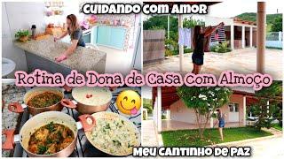 Rotina de Dona de Casa,Cuidando do Lar e Fazendo Almoço  Dona de Casa em Ação | Cantinho de Paz