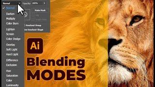 How to Change Blending Mode in Illustrator