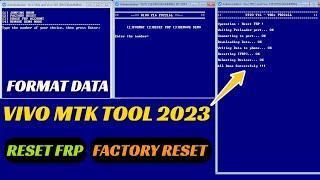 VIVO MTK TOOL 2022 | Reset FRP | Format Data | Enable BROM