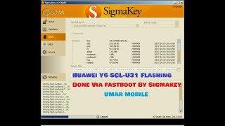 Huawei Y6 SCL-U31 Flashing Done Via fastboot By Sigmakey