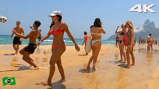  Ipanema Beach in the afternoon 4K | Walking Tour BRAZIL