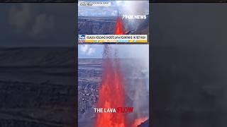 FIERY FEAT: Hawaii volcano shoots lava fountains 1,000 feet in the air #foxnews #news #shorts