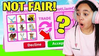 NOT FAIR Trading In Roblox Adopt Me